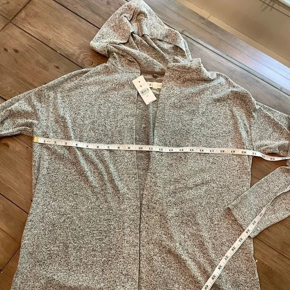 nwt Lou & Grey for LOFT hooded open cardigan - Picture 7 of 9